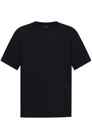 Black cotton T-shirt 44 LABEL GROUP | B0030556FA582P396